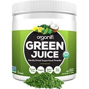 Organifi: Green Juice - Organic Superfood Supplement Powder - 30 Day Supply - Organic Vegan Greens - Hydrates and Revitalizes - Support Immunity, Relaxation and Sleep
