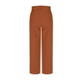 thumbnail image 5 of Mlzmgr Wide Leg Pants for Women Wide Leg Drawstring Elastic Waist Pants Loose Comfy Casual Trousers, 5 of 6