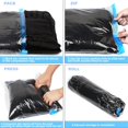 thumbnail image 3 of Bolsas Vacio Ropa Enrollada a Mano, 12 PCS Bolsas de Compresión para Viaje, Bolsa de Almacenamiento al vacío Ahorradoras de Espacio, 4 Tamaños No Requiere Bomba, 3 of 4