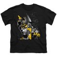 thumbnail image 2 of Batman Zap Kids T Shirt (Medium) for Youth Toddler Boys and Girls, Black, 2 of 5