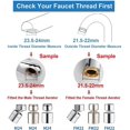 thumbnail image 5 of 22mm Kitchen Tap Aerator Water Saver Dual Function 360 Degree Rotation, 5 of 5