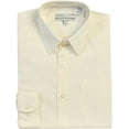 thumbnail image 3 of Boy's Regular Fit Long Sleeve Standard Cuff Pocket Uniform Casual Dress Shirt, 3 of 3
