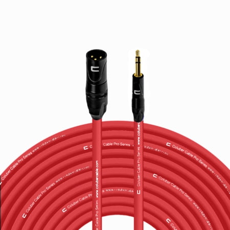 Coluber Cable - Balanced XLR Cable Male to 3.5mm TRS Pro Audio Connector