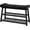 Black, variant on Shoe Bench, 3-Tier Shoe Rack, Entryway Bench with Storage and Cushion, for Hallway, Foyer, Bedroom, Brown and Black HX02BV