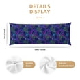 thumbnail image 3 of Fotbe Turtles Funda para Almohada Corporal con Diseño, Funda de Microfibra Ultrasuave de 20x54 Pulgadas, Ropa de Cama Elegante, 3 of 7