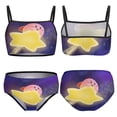 thumbnail image 6 of Star Kirby Children's Swimsuit Girls Swimwear 2 Piece Bikini Sets Tankini Summer Beach Vacation Bathing Suit Beachwear, 6 of 7