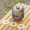 thumbnail image 4 of Creative Cylinders Shape Light Shade Weather Resistant Outdoor Lamp Covers for Camping Trip, 4 of 8