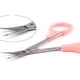 thumbnail image 2 of Dinheiro Tijeras Artesanales Curvas de 4" Kit de Cejas Unisex de Acero Inoxidable Tijeras para Cejas, Pinzas Inclinadas y Cepillo para Cejas para Extensiones de Pestañas, Tijeras Cimitarra, 2 of 5
