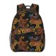 thumbnail image 1 of Disketp Chicken Rooster Mochila Estampada para Hombre y Mujer – Mochila Ligera Clásica con Múltiples Bolsillos para Universidad, Trabajo y Viajes-One Size, 1 of 5