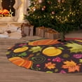 thumbnail image 6 of Yiaed Autumn Harvest Pumpkin Joy Print Christmas Tree Skirt , Tree SkirtsTree Mat for Christmas Winter Holiday Indoor Decorations-48", 6 of 7