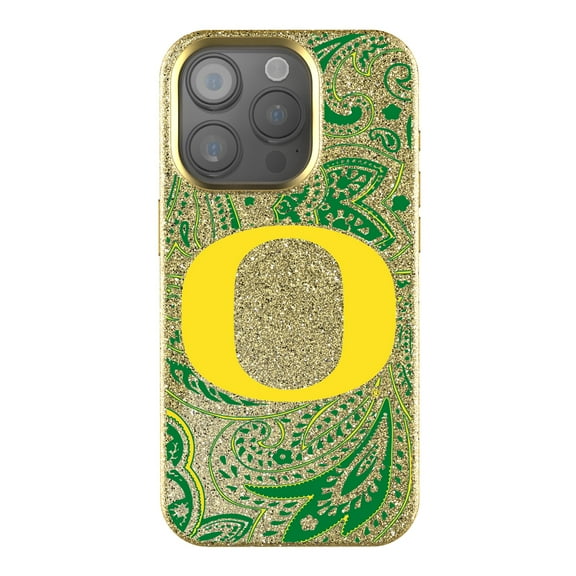 Keyscaper Oregon Ducks Paisley Bling iPhone Case