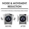 thumbnail image 4 of 4PCS Washing Machine Anti Vibration Pads with Strong Floor Grip Stop from Moving for Hardwood Ceramic Concrete Marble, 4 of 9