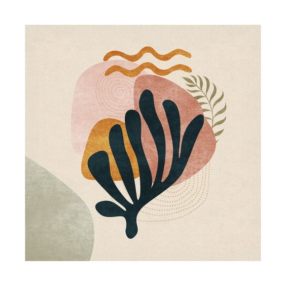 Trademark Fine Art Emel Tunaboylu Coral Canvas Wall Art