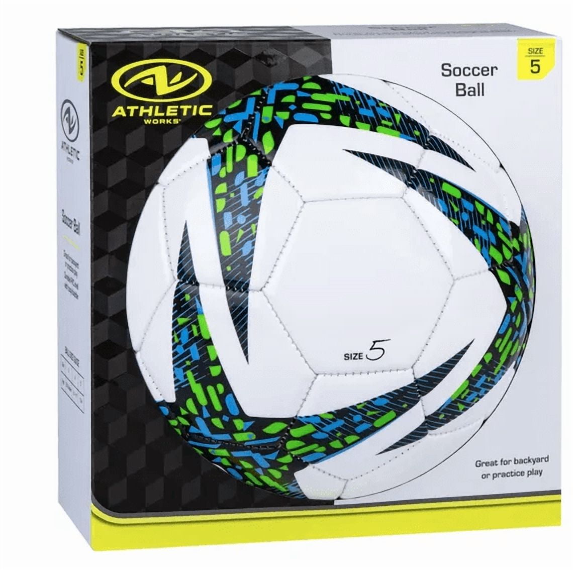 4-Pack Size 5 Soccer Balls – Soft Blue Design for Ages 12+  Indoor & Outdoor Play  Long-Lasting Butyl Bladder