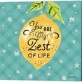 thumbnail image 3 of Metaverse Farida Zaman 'Mellow Yellow Turquoise' Canvas Art (Set of 2), 3 of 4
