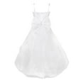 thumbnail image 3 of iEFiEL Girl Rhinestone Organza Flower Dress Wedding Prom Gown, 3 of 5