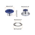 thumbnail image 2 of Uxcell 300set Grommets Kit Metal Eyelets 4.5mm 3/16" Hole Tiny Grommet for Shoes Clothes Belt Tag Dark Blue, 2 of 6