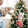 thumbnail image 4 of Liquidation! Chaussettes de Noël 21 Pouces Bas de Noël Roses Cheminée Suspendue Cadeau de Bonbons Chaussettes Décorations de Noël Maison, 4 of 9