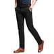 thumbnail image 1 of Pantalones a juego con la parte delantera plana y ajustada para hombre, color negro, talla 32, 1 of 5