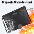 thumbnail image 3 of KANCOKIT Fireproof Money Bag with Lock, 14.2"x 10" Waterproof Safe Fire Proof Documents Bag for Cash, Important Paper, Jewelry, Tablet and Other Valuables, 3 of 7