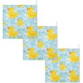 thumbnail image 7 of 5 PCS Ducks and Bubbles Baby Muslin Washcloths, Blue Soft Absorbent Face Towel Burp Cloths Cotton Bath Wipes Infant Wash Cloth for Newborn Boys Girls, 7 of 7