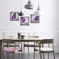 thumbnail image 5 of Butterfly Wall Art Purple Butterfly with Daisy Inspirational Quotes Love Hope Faith Pictures Framed Modern Butterfly Canvas Art Decor Hanging for Girls Living Room Bedroom Office Home, 5 of 6