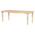 thumbnail image 3 of 82.7inch Dining Table With Extendable Part, Vintage Theme, Solid Wood Style Table, Holds 8 Guests Easily, 3 of 6