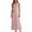 Pink, variant on Bbyeadc Party Dresses for Women Wrap Tie Waist Sleeveless V Neck Sundresses Midi Dresses Classic Party Outfits,Red (M)