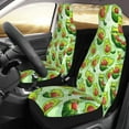 thumbnail image 2 of Pofeuu Avocado color cute animals Print Automotive Car Seat Covers Flat Cloth Full Set Seat Covers,Car Seat Covers front seats for Cars Trucks and SUVs(Two packs), 2 of 7