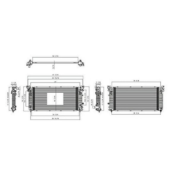TYC 13396 Radiator for 14-15 Chevrolet Silverado, GMC Sierra GM3010563