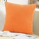 thumbnail image 4 of Cojín Lumbar de Terciopelo Naranja | Juego de Cojines para Sofá Beans Beans de Color Liso | Tamaño: 40 Cm | 1 Unidad, 4 of 6