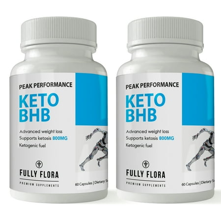 Fully Flora KETO BHB (2 bottles x 60 capsules) - Walmart.com