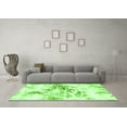 thumbnail image 3 of Ahgly Company Indoor Square Abstract Green Modern Area Rugs, 4' Square, 3 of 4