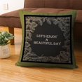 thumbnail image 3 of Fiudx Funda de Almohada con Estampado de Hojas, Juego de Fundas de Cojín de Algodón, Decoración para Sofá Cama, Suave y Duradera, para Uso En Interiores y Exteriores, Regalo para Familiares y Amigos., 3 of 5