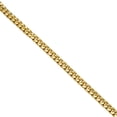 thumbnail image 5 of LOVEBLING 10K Yellow Gold 11mm Hollow Miami Cuban Chain Necklace with Box Lock (22), 5 of 5