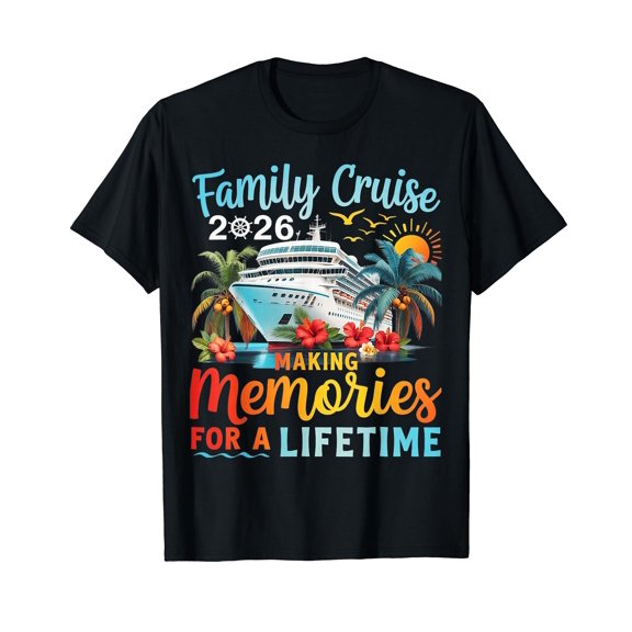 Family Cruise 2026 Family Cruise Vacation Summer Party T-Shirt