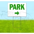 thumbnail image 1 of Park Right (18" x 24") Yard Sign, Includes Metal Step Stake, 1 of 6