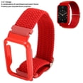 thumbnail image 3 of Braided  Strap, For Mi Band 7 Pro Adjustable Elastic Nylon  Wristband With Protective Frame, 3 of 8