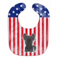 thumbnail image 1 of "Treasures Patriotic USA Baby Bib, Chinese Crested Black, Large" Caroline's Treasures BB3107BIB, 1 of 1