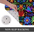 thumbnail image 3 of Non Slip Door Mat, Colorful Floral Fast Drying Bath Tub Mats, Absorbent Bathroom Rugs Entrance Welcome Mat, Bath MatS for Tub, Floor, Home, Kitchen, Hotel,16x24in, 3 of 7