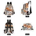 thumbnail image 4 of FORMRS Mini Backpack Purse for Women Quilted Travel Daypack Casual Shoulder Bag, Plaid Floral, 4 of 7