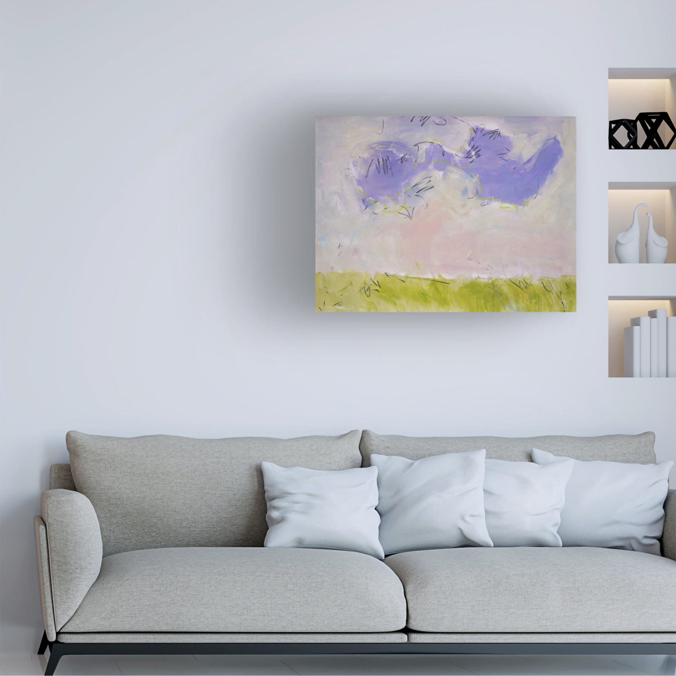 Trademark Fine Art Dorothy Fagan  Heaven and Earth IV Canvas Wall Art