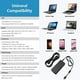 thumbnail image 1 of Cargador portátil USB C Tipo C de 45W YBRUZRUB Compatible con HP Chromebook, 1 of 2