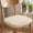 Beige-Free Size/BG, variant on Velvet Stretch Dining Chair Seat Covers Thick Soft Elastic Chair Cushion Slipcover for Kitchen Dining Room Curved Seat Protector Washable