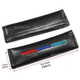 thumbnail image 2 of BMW M Power Sport Car Carbon Seat Belt Cover Safety Shoulder Strap Cushion Pad, 2 of 6