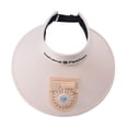 thumbnail image 3 of Sombrero con visera y ventilador, recargable por USB, para hombre y mujer, con ventilador incorporado. Caqui, 3 of 9