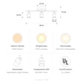 thumbnail image 4 of Shura White 3-Light Track Light with Rotatable Heads, Integrated LED Bulbs, 3000K, 2 ft., 4 of 8