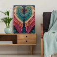 thumbnail image 5 of UXIEQU Vibrant Beaded Angel Wings Canvas Wall Art Print 15.75x11.81 Inches, 5 of 8