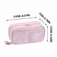 thumbnail image 5 of AuroraX Durable Pencil Case with Handle,Pink,Cute Large Pencil Pouch,Pen Bag, 5 of 5
