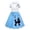 Light Blue, variant on Girls Iconic 1950s Poodle Dress for Kids Retro 50s Sock Hop with Polka Dot Detail Children's Vintage Rockabilly Party Dress High-End Performance Gown for School Shows